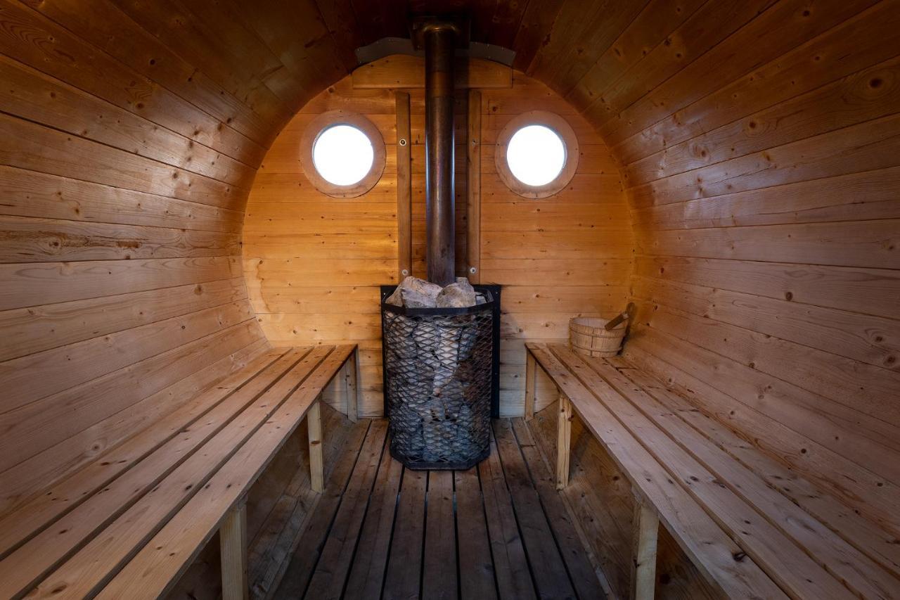 Witowianskie Domki Z Kominkiem, Jacuzzi I Sauna Dzianisz Экстерьер фото