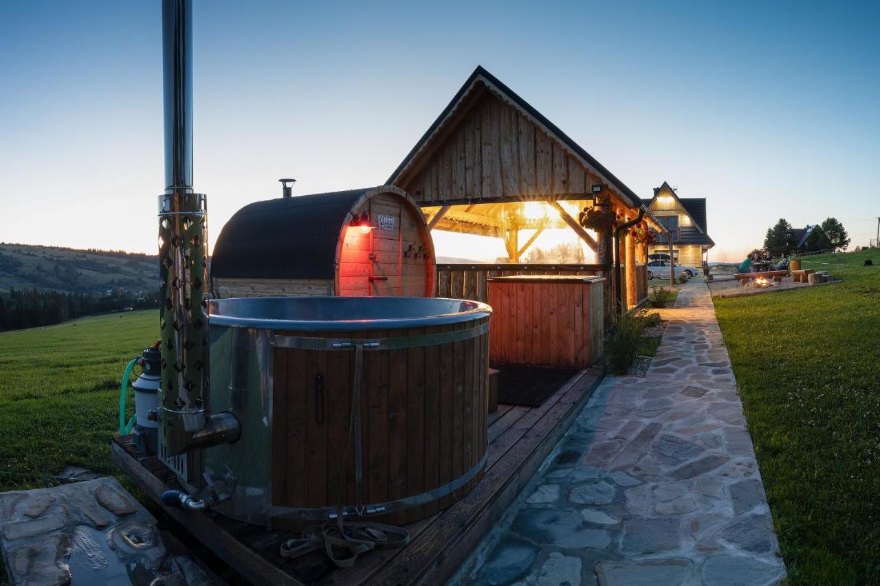 Witowianskie Domki Z Kominkiem, Jacuzzi I Sauna Dzianisz Экстерьер фото