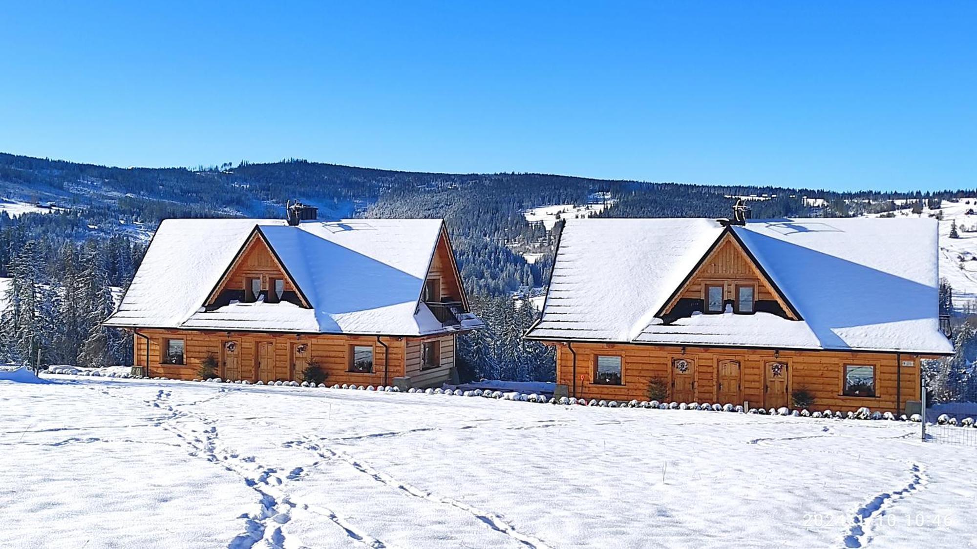 Witowianskie Domki Z Kominkiem, Jacuzzi I Sauna Dzianisz Экстерьер фото