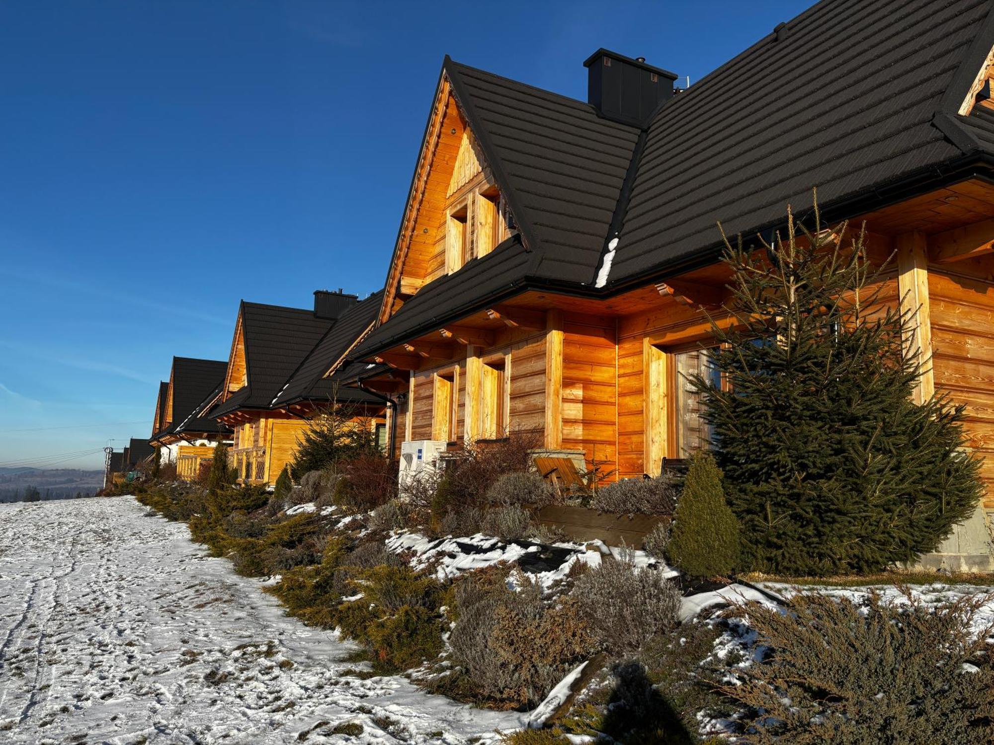 Witowianskie Domki Z Kominkiem, Jacuzzi I Sauna Dzianisz Экстерьер фото