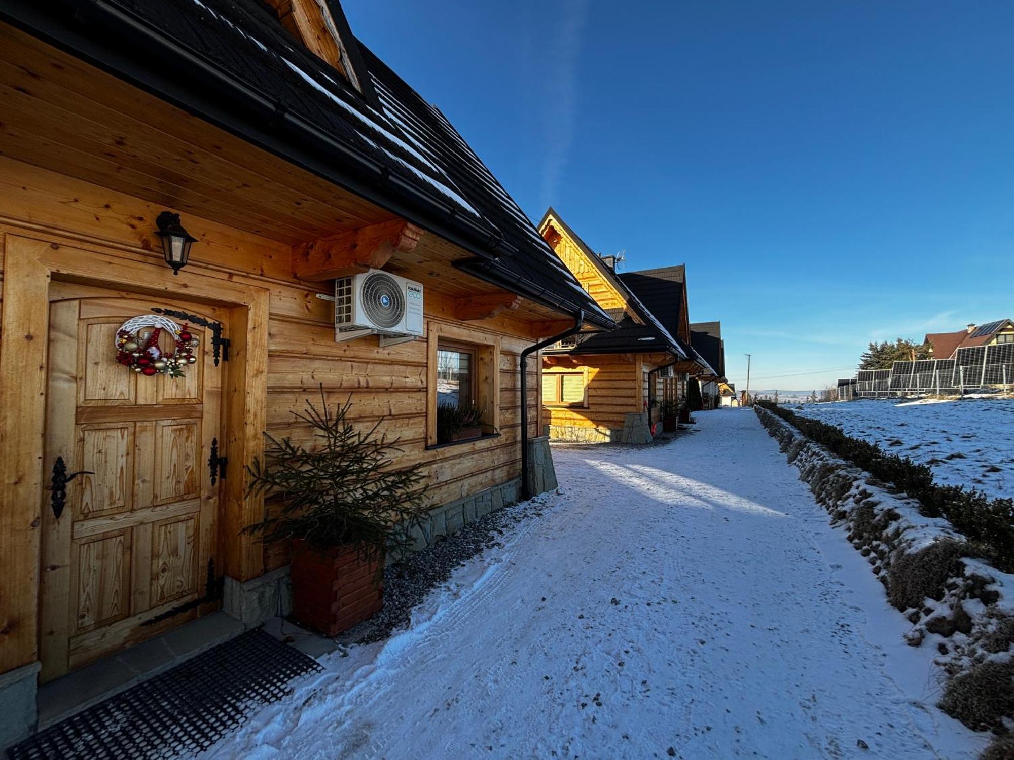 Witowianskie Domki Z Kominkiem, Jacuzzi I Sauna Dzianisz Экстерьер фото