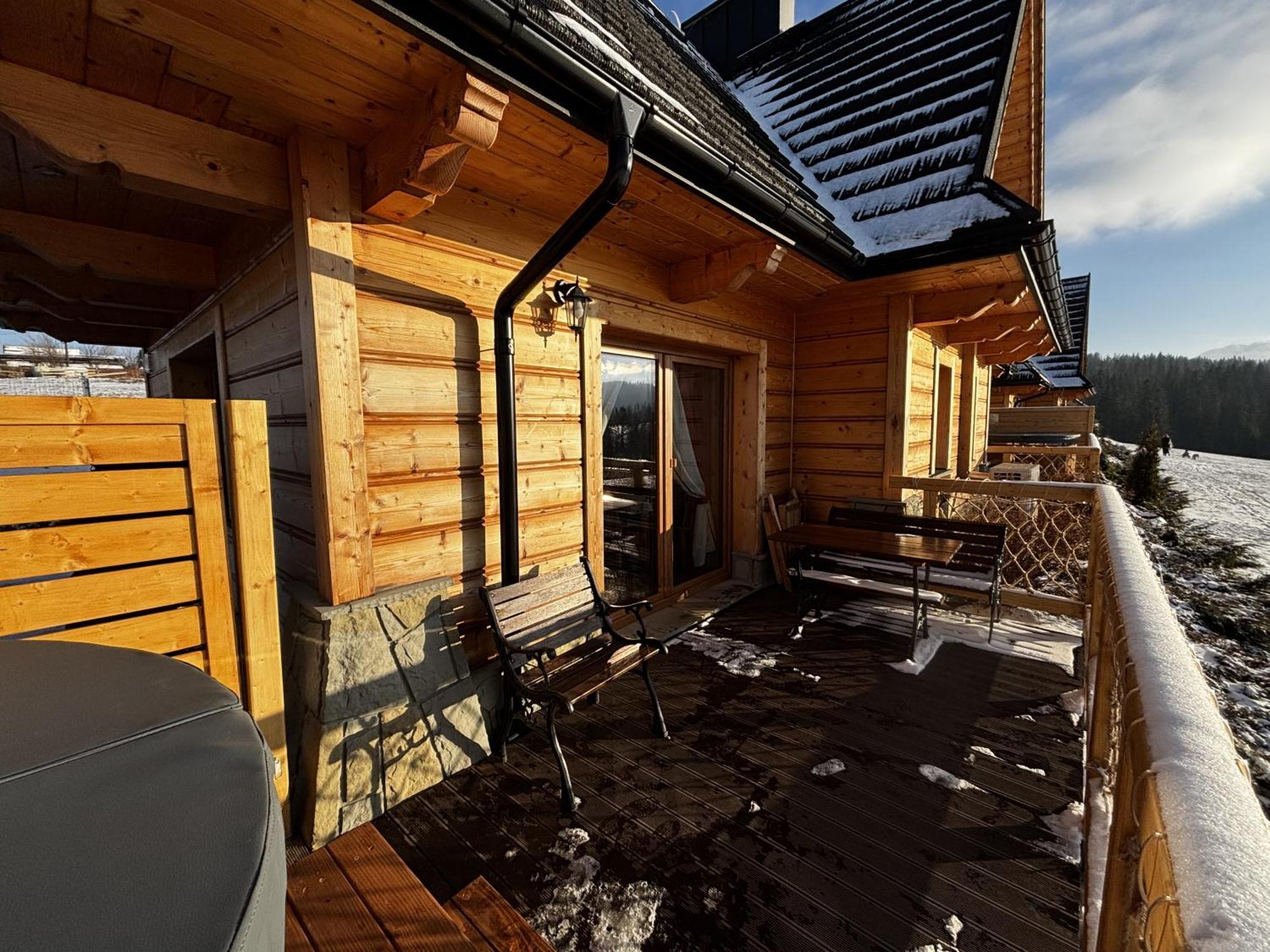 Witowianskie Domki Z Kominkiem, Jacuzzi I Sauna Dzianisz Экстерьер фото